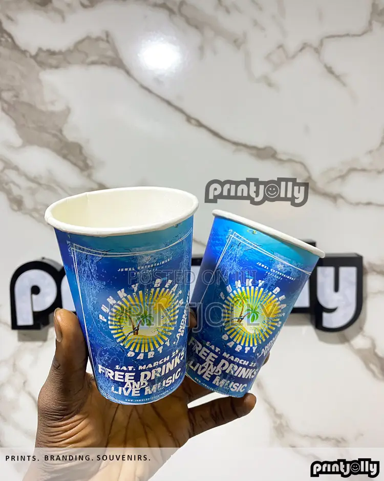 Customized Branded Printed Paper Cup Party Cup