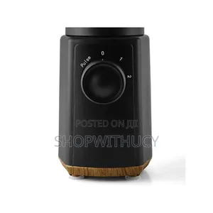 George Home 2-Cups Matte Black Scandi Twist Smoothie Blender
