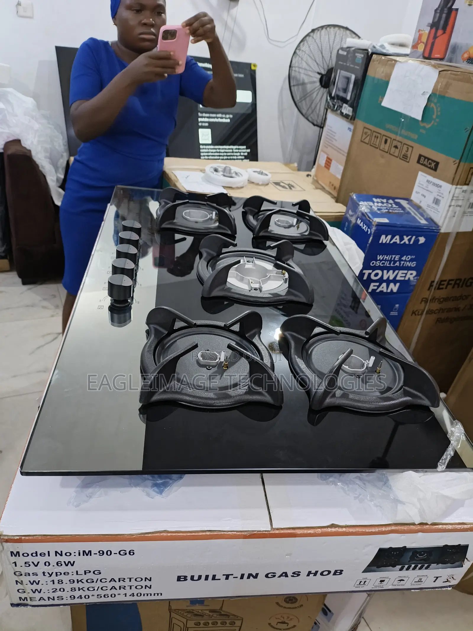 Im-90-G6 Gas Hob Top Panel