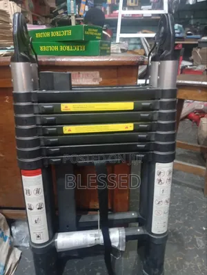 2.5+2.5m Double Telescopic Ladder