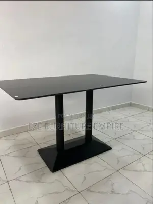 4feet Double Leg Marble Dining Table