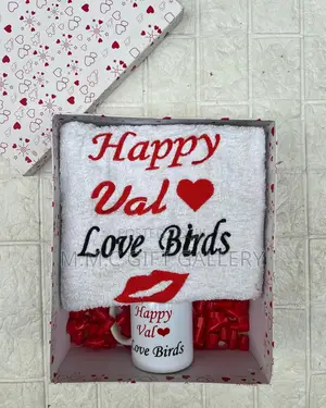 Customized Valentine Towel and Mug(Customized)