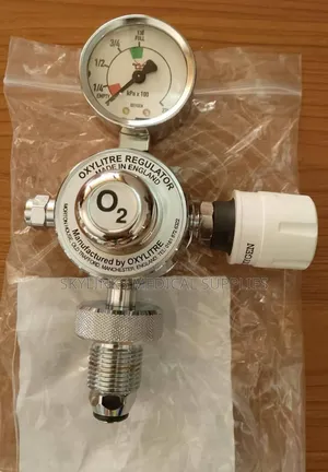English Oxygen Regulator Guage