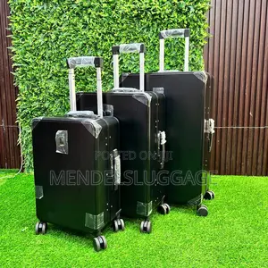 3-in-1 Black Aluminum Suitcase