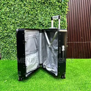 3-in-1 Black Aluminum Suitcase