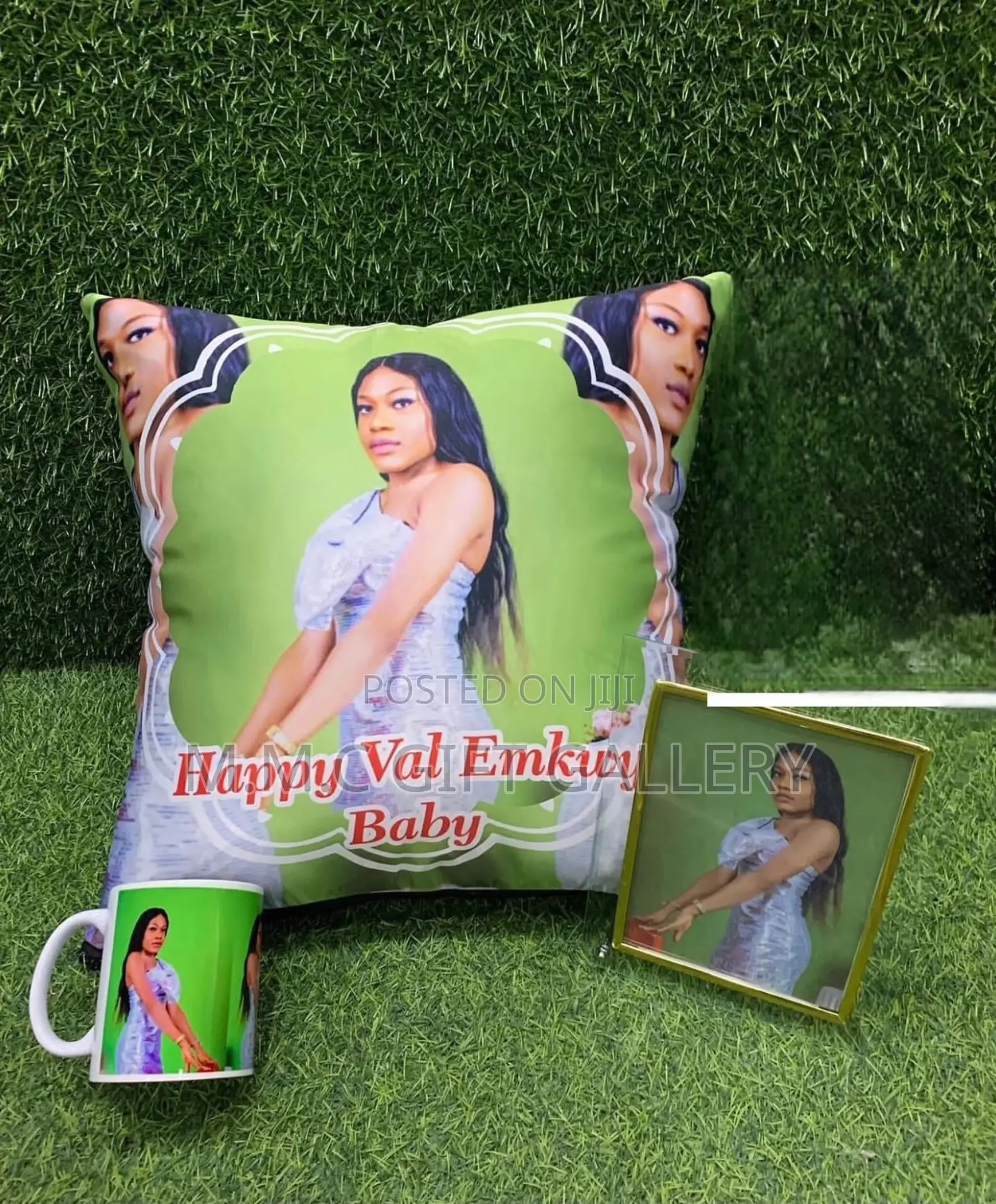 Customized Pillow, Mug and Glass Table Frame