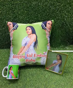 Customized Pillow, Mug and Glass Table Frame