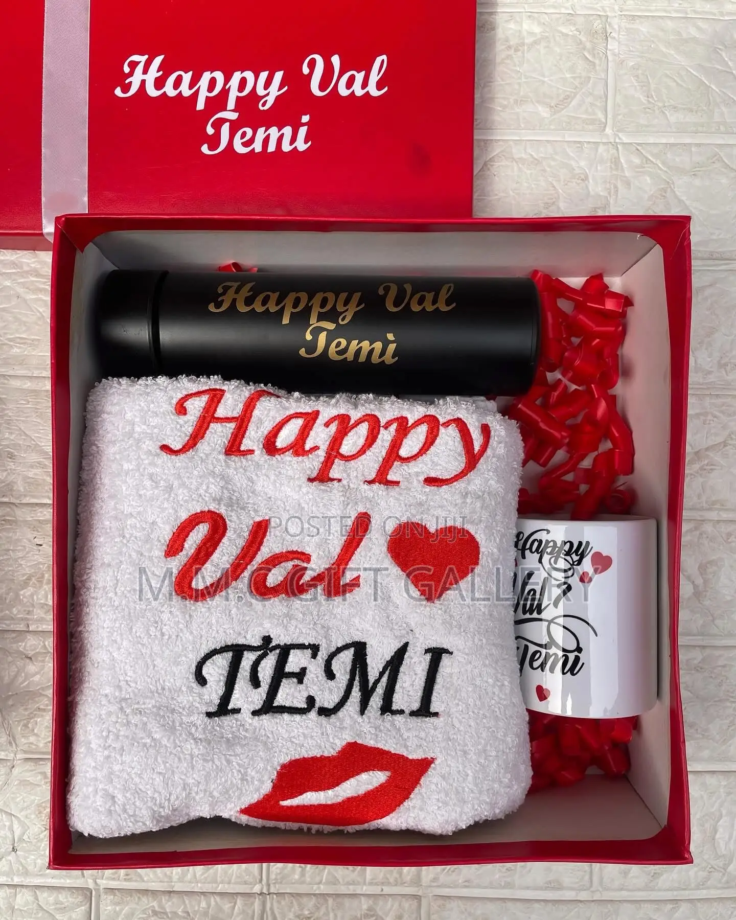 Customized Towel, Mug and Flask