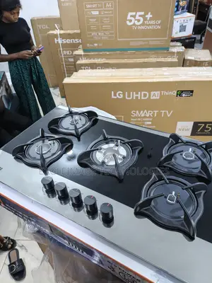 Gas Hob Im-90-G6 Five Burner Layout