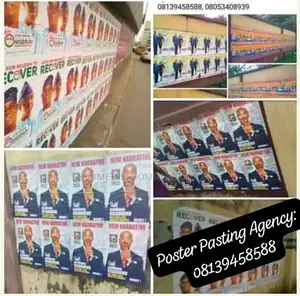 Poster Pasting Agency Lagos