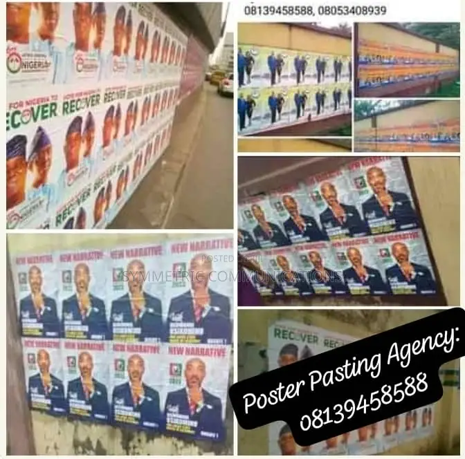 Poster Pasting Agency Lagos
