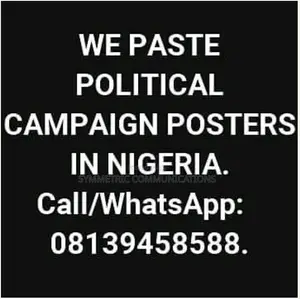 Poster Pasting Agency Lagos