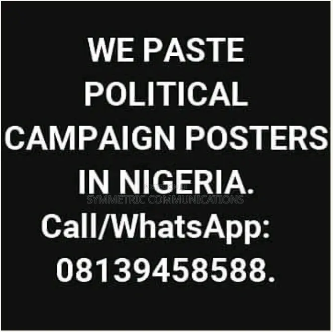 Poster Pasting Agency Lagos