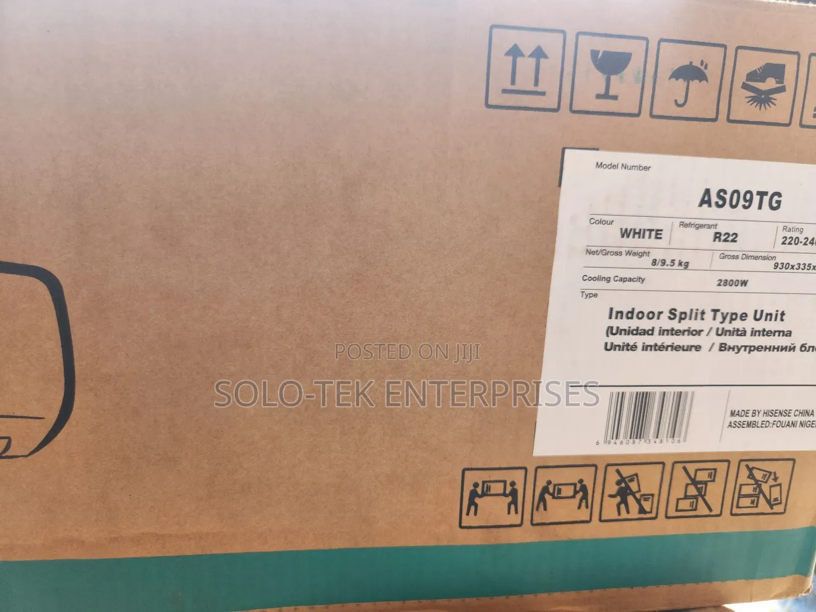 Hisense 1hp a/C