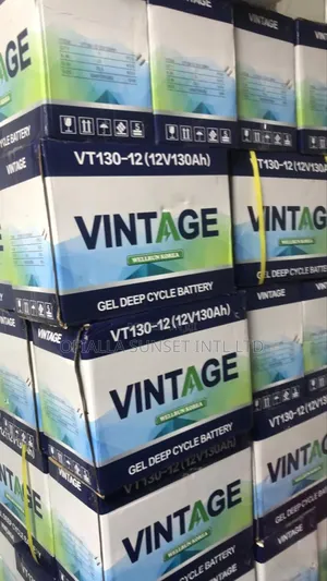 130ah Dry Cell Solar Battery 12v