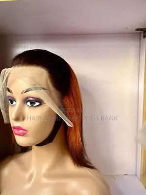 Full Frontal Straight Wig Three Tone Color / Length Available