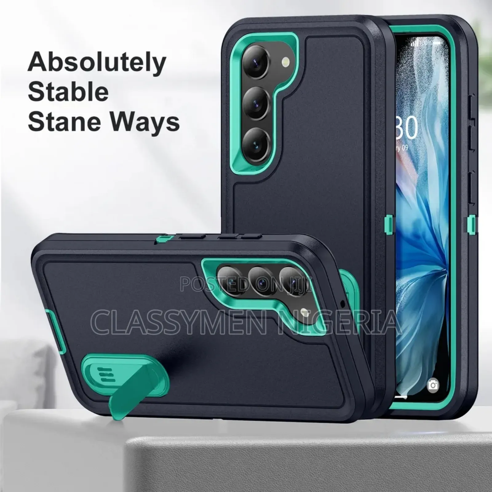Samsung S22 Plus 360 Shockproof Case + Stand
