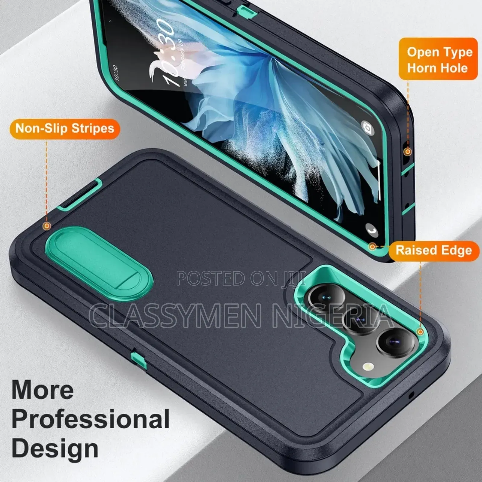 Samsung S22 Plus 360 Shockproof Case + Stand