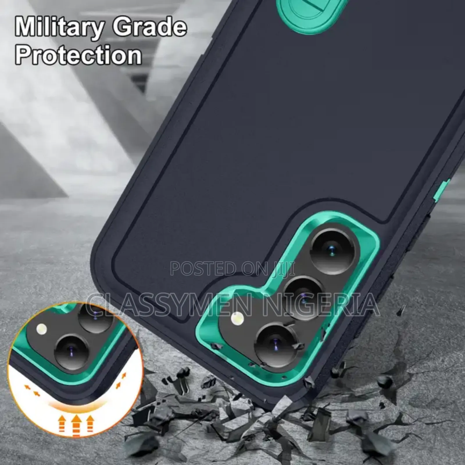 Samsung S22 Plus 360 Shockproof Case + Stand