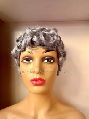 Chioma Wig Skull Cap Pixie Cut Gray |Brown|Natural Color