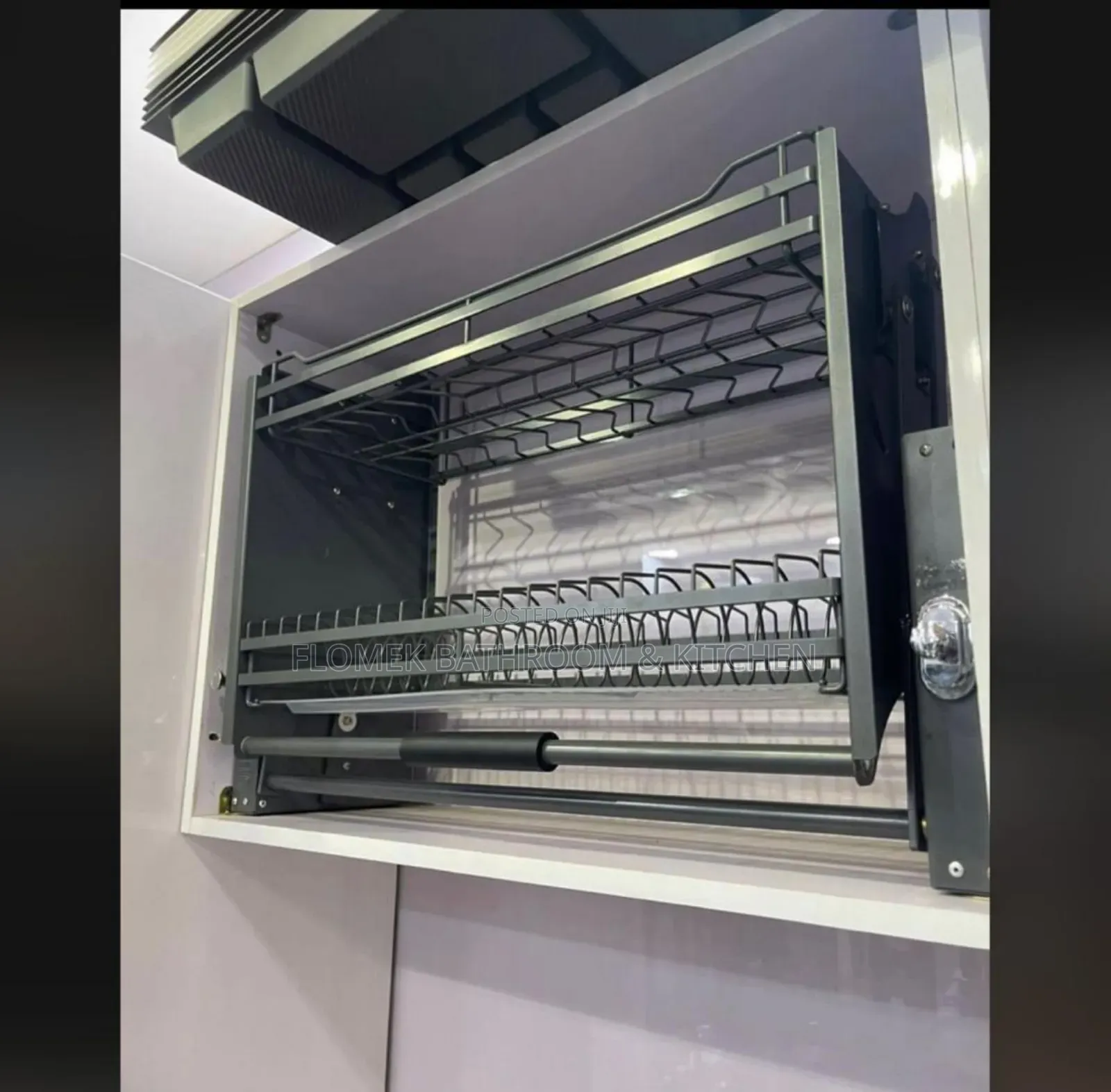 800mm Pull Down Plate Rack - High Quality
