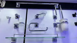 8 in 1 Chrome Bathroom Accessories