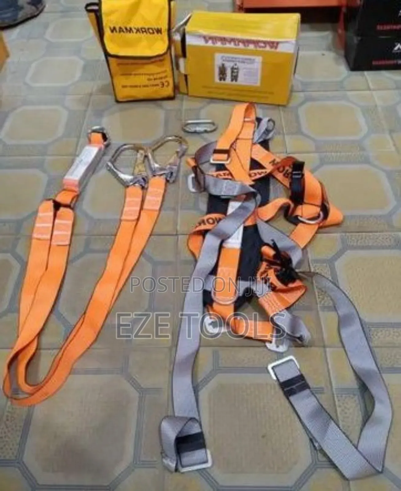 Work Man Safety Belt Double Hook