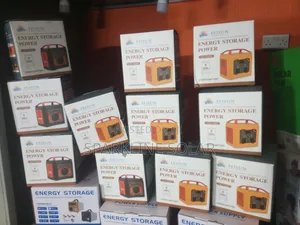 Feisun 300w Solar Generator Complete Set Panel, Bulbs, Usb Bluetooth