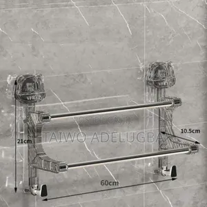 Adjustable Double Rail Towel Hanger