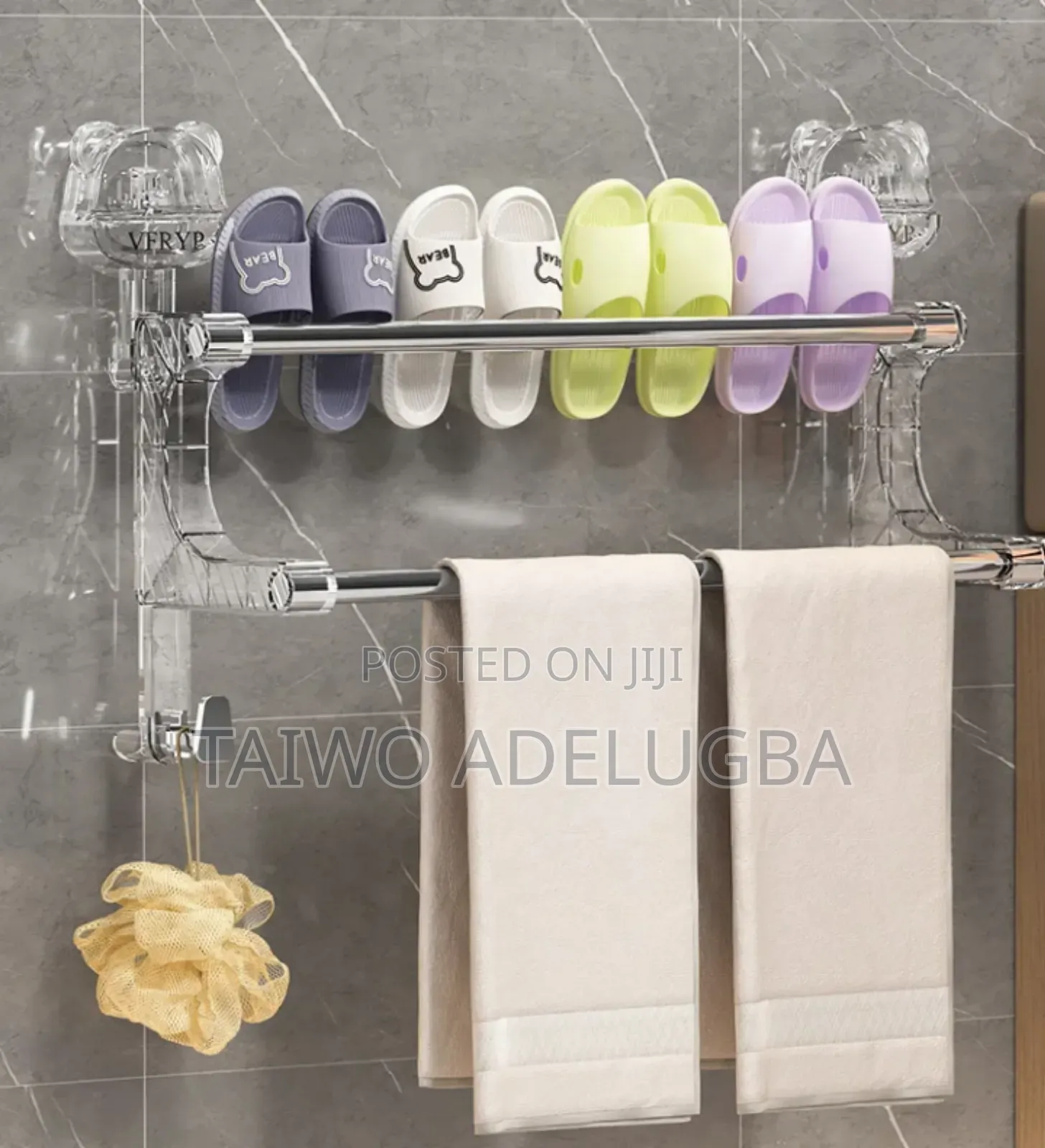 Adjustable Double Rail Towel Hanger
