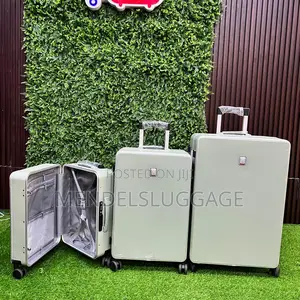 3-in-1 Aluminum Green Suitcase