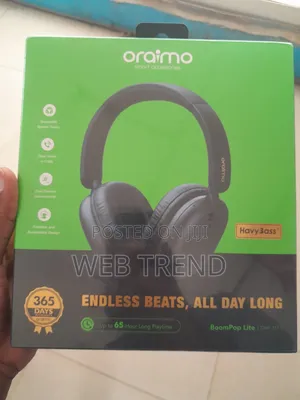 Oraimo Boompop Lite Ohp-317 Wireless Headphone - 65h Playtime