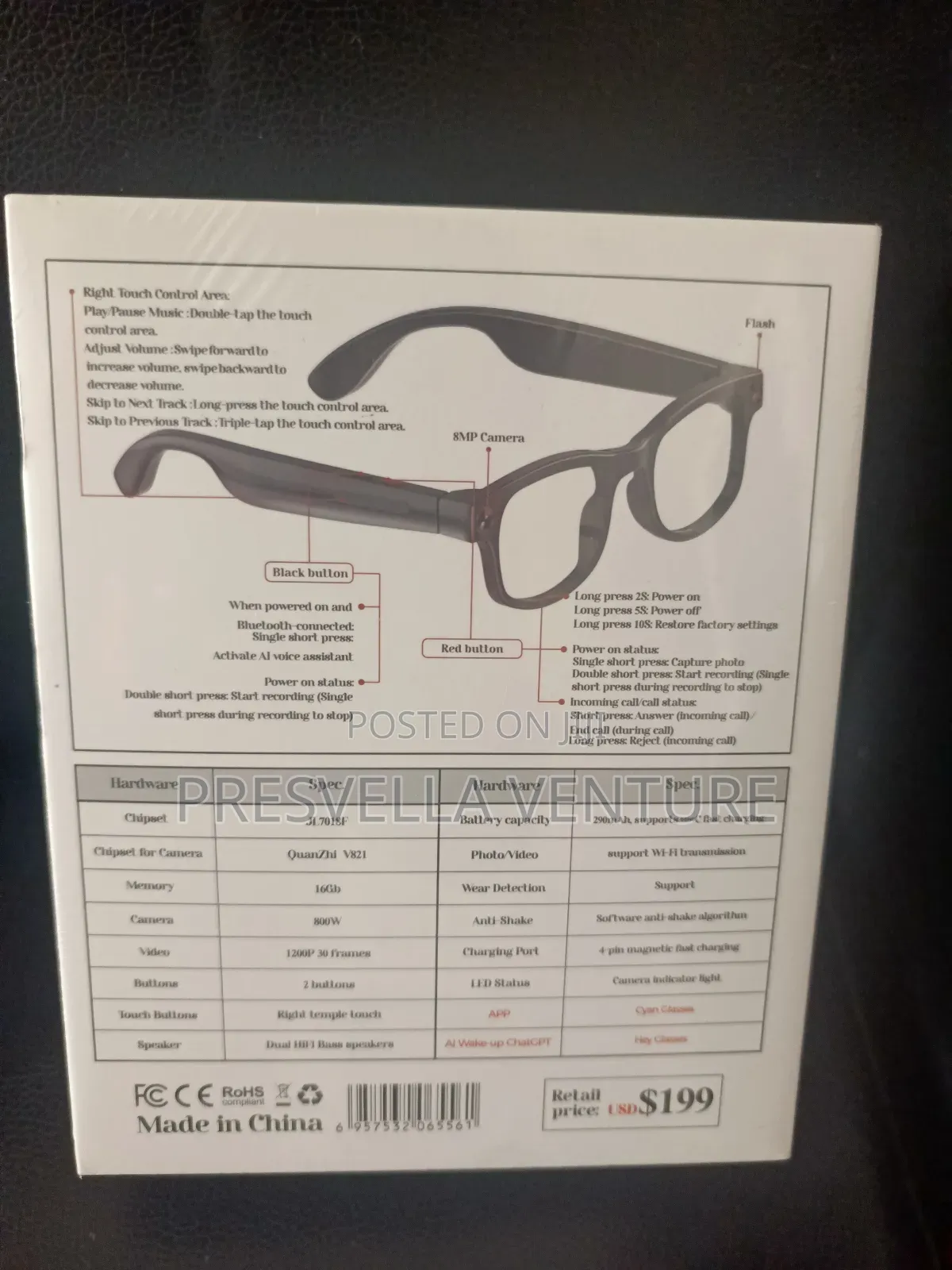 Aimb-Gi Ai Smart Glasses