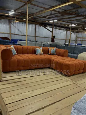 L-Shaped Custom Made Bubble Sofa Can Be Made in Colors of Your Choice