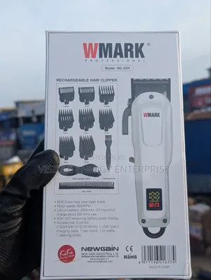 Wmark Ng-1001 Magic Taper Professional Cordless Hair Clipper.