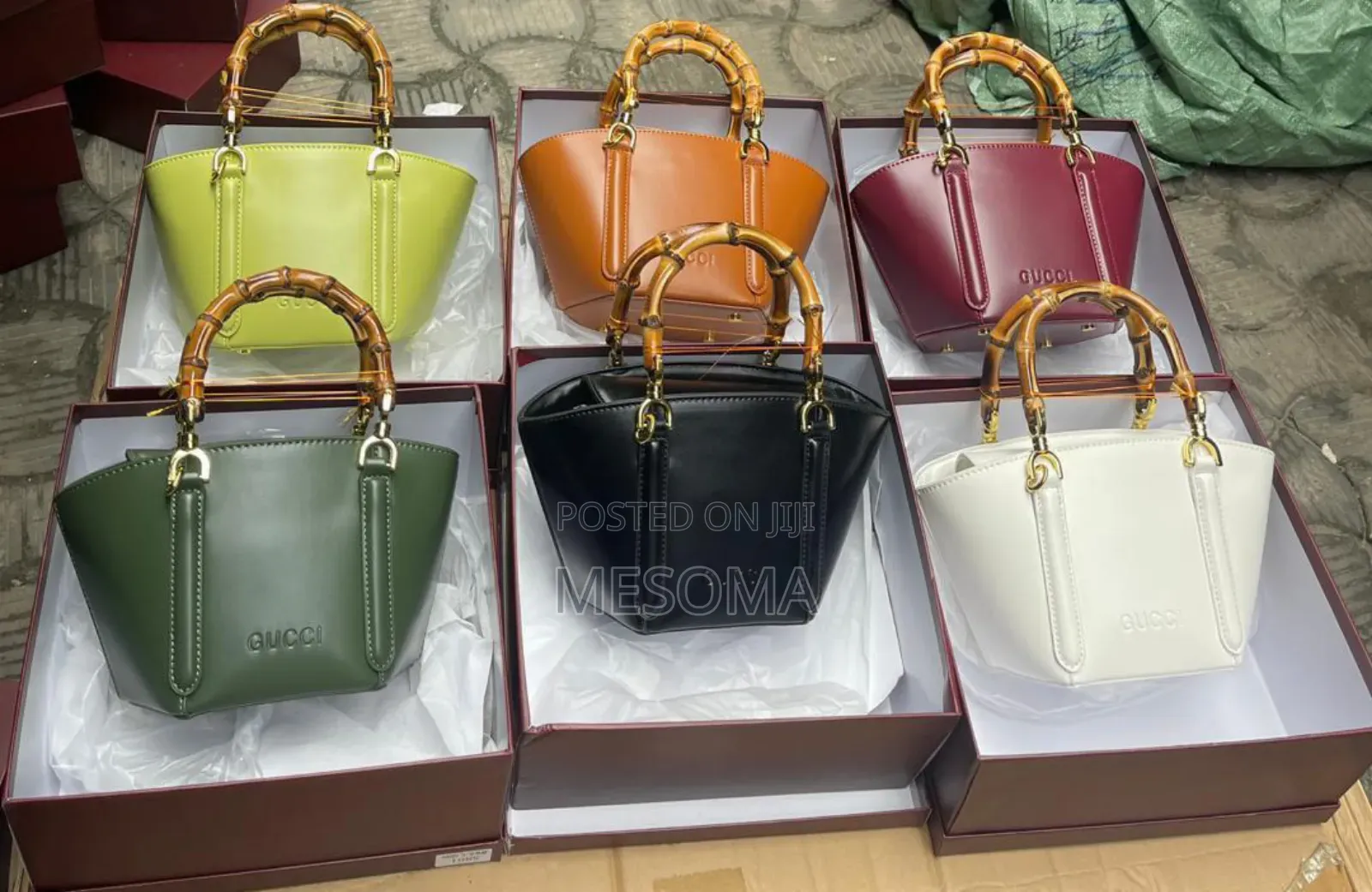 Gucci Mini Bamboo Top Handle Tote Bag