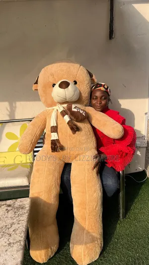 180cm Brown Scarf Teddy Bear