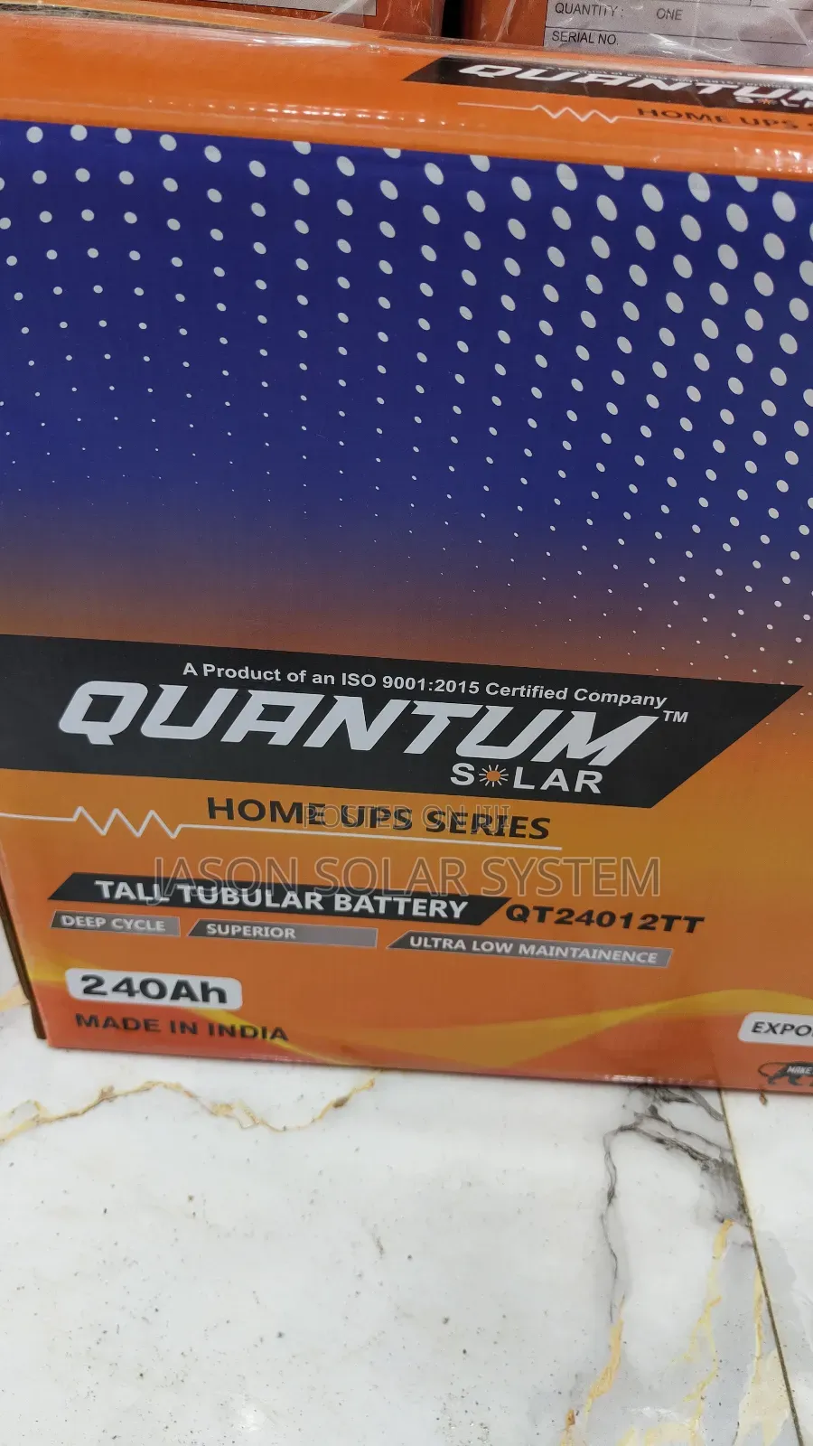 Quantum Tubular Battery