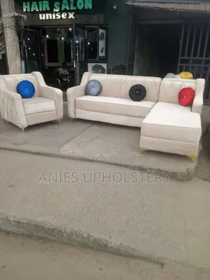 Beutiful New Design L Shaped Fabric Chair