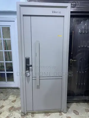 White Amoured Door