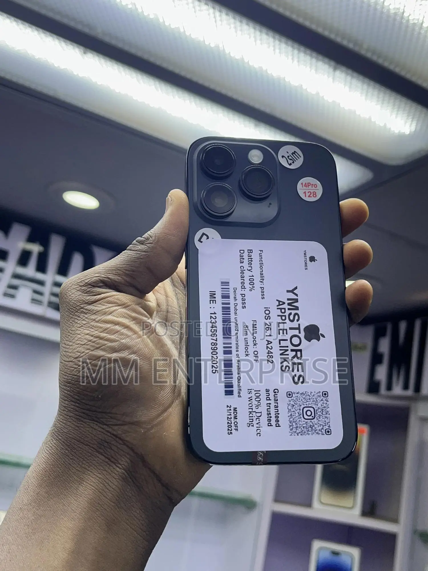 Apple iPhone 14 Pro 128 GB Black