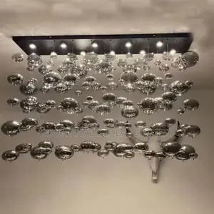 Modern Quality Stylish Luxury Crystal Led Bubble Stone Like Chandelier