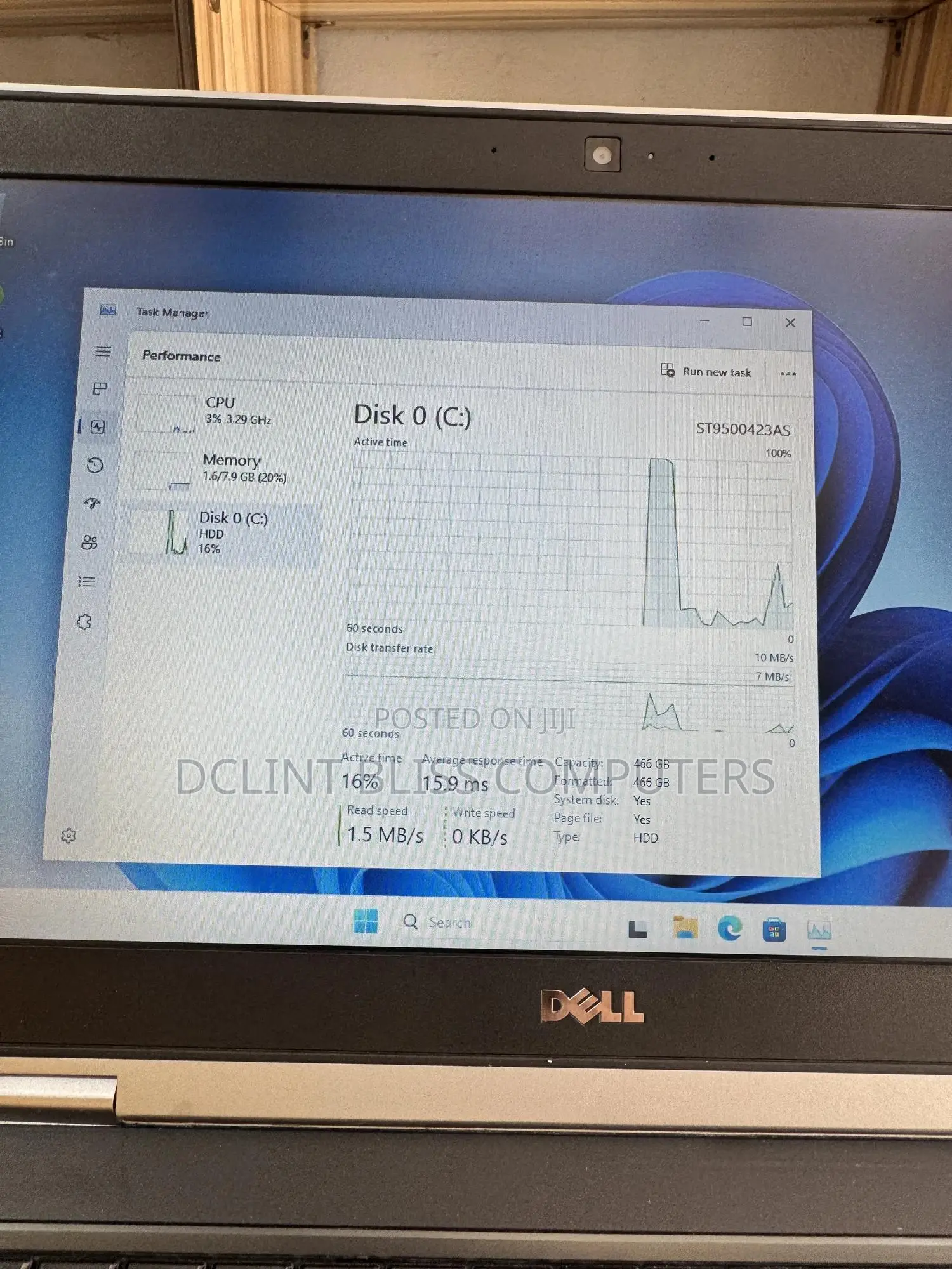 Laptop Dell Latitude E6330 8GB Intel Core I7 HDD 500GB
