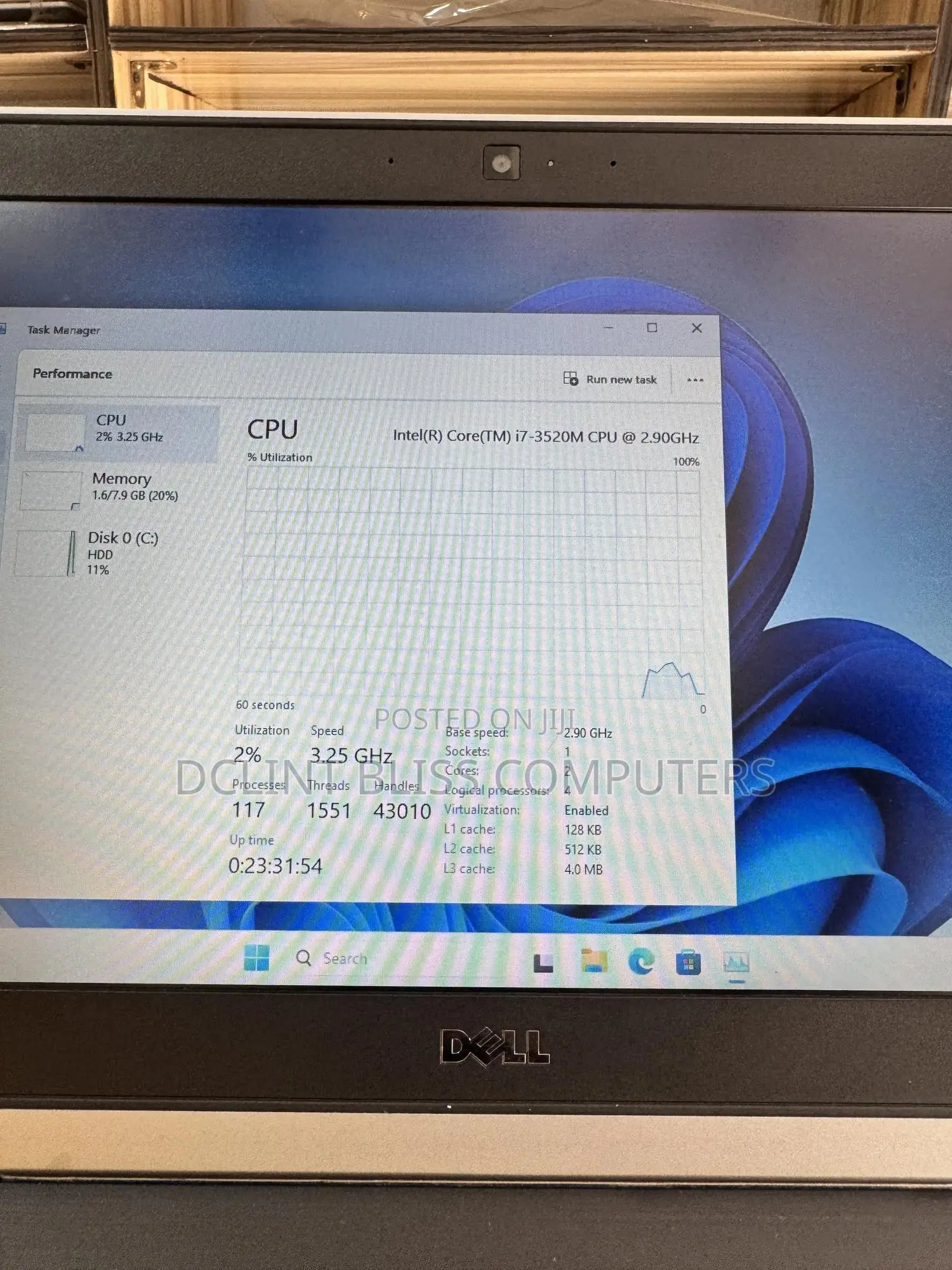 Laptop Dell Latitude E6330 8GB Intel Core I7 HDD 500GB