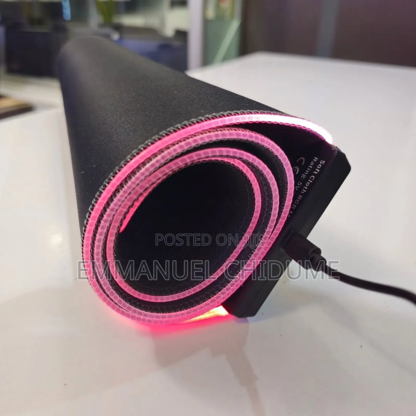 Mouse Pad With RGB Light
