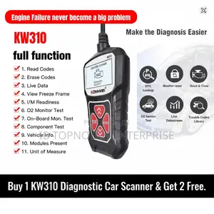 One for You, Two for Your Crew: Buy 1 Kw310 Car Scanner and Get 2 Free