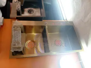 Gold Double Bowl Kitchen Sink