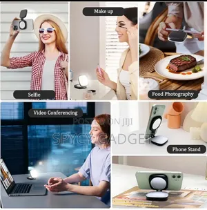 Magnetic Selfie Phone Light With Mirror
