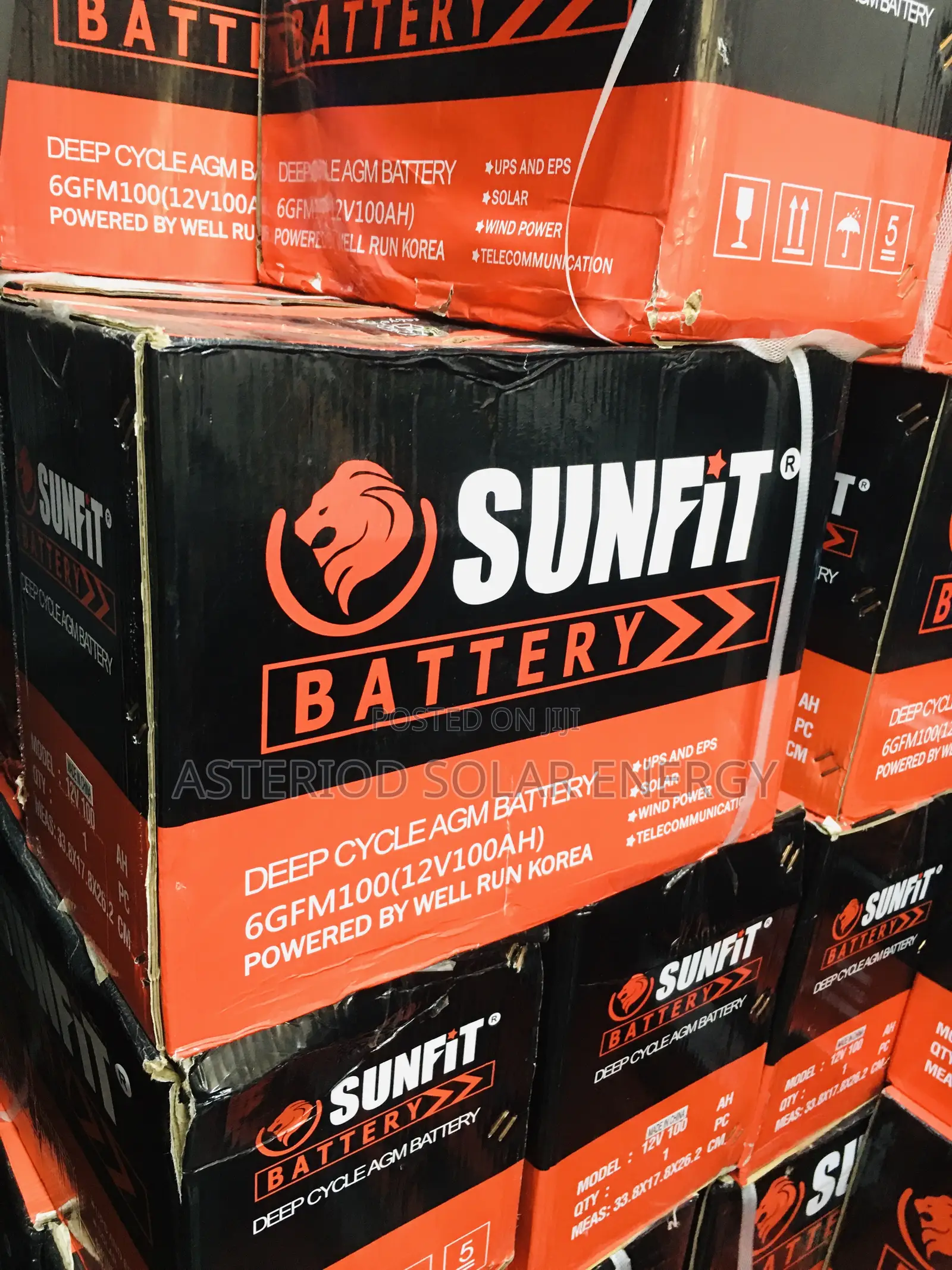 100ahms 12v Sunfit Deep Cycle Battery