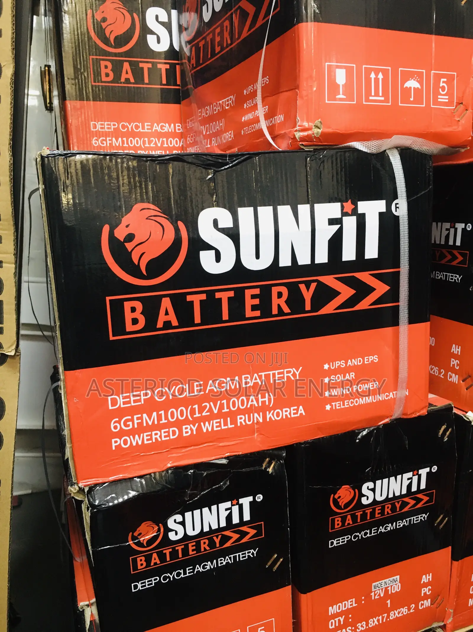 100ahms 12v Sunfit Deep Cycle Battery